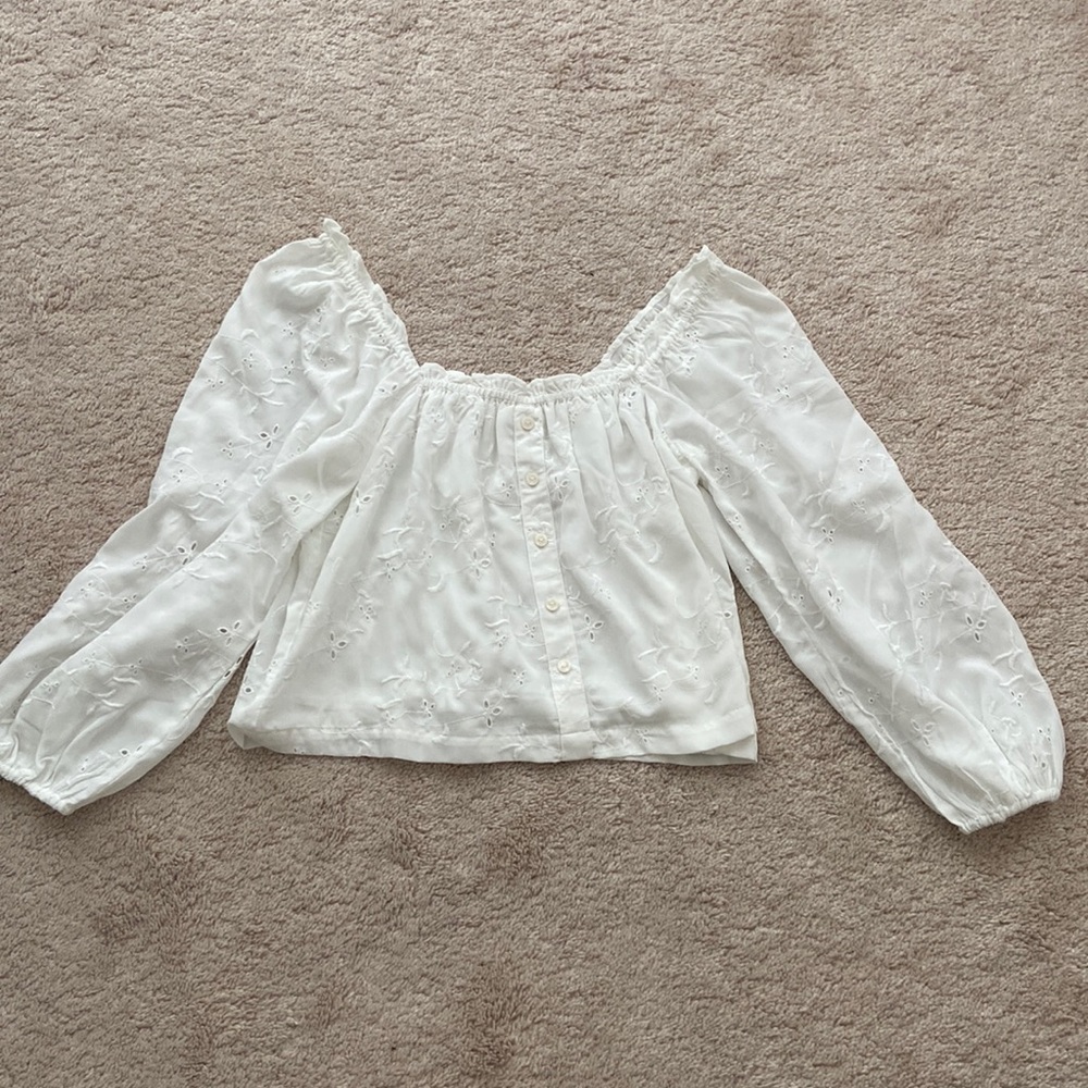 off the shoulder blouse